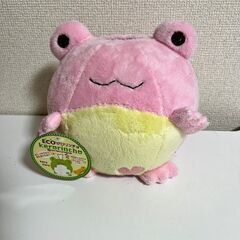 値下げしました！ティッシュボックス　ECO ケロリンチョ　ぬいぐるみ【j069】の画像