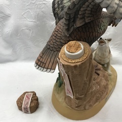 ⭐︎ドリーム2号館⭐︎ウイスキー/ワイルドターキー8年/750ml/50.5%/陶器ボトル/七面鳥と狼/1986の画像
