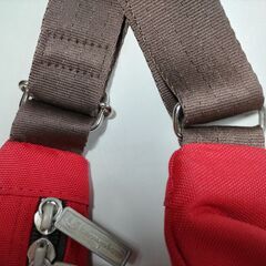 【美品】Champion ショルダーバッグ　(カラー：Red)の画像