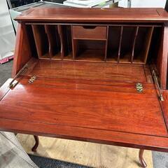 ☆ライティングビューロー 机 デスク 家具 ドレッサー 唐木(花梨か紫檀