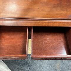 ☆ライティングビューロー 机 デスク 家具 ドレッサー 唐木(花梨か紫檀
