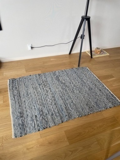 145cm*100cm 西海岸風デニムラグ