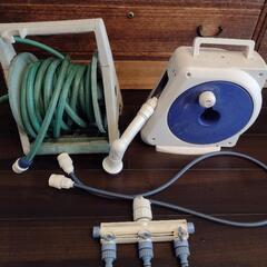 ホース、蛇口3口ニップル、延長ホースの画像