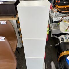 ゴミ箱　No.12300　ニトリ　ホワイト/レッド　10L×3　【リサイクルショップどりーむ荒田店】の画像