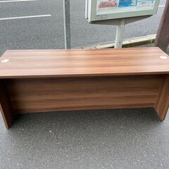 デスク　No.12312　テーブル　ダークブラウン　【リサイクルショップどりーむ荒田店】の画像