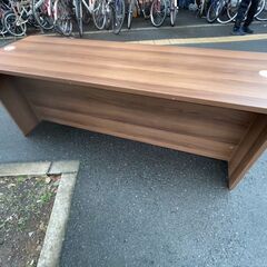 デスク　No.12312　テーブル　ダークブラウン　【リサイクルショップどりーむ荒田店】の画像