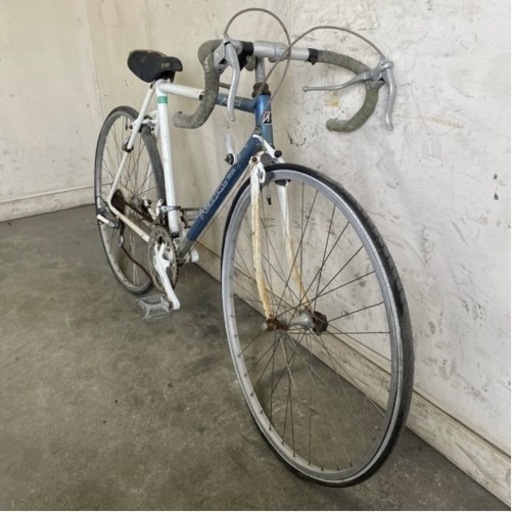 362□岐阜発　△ BRIDGESTONE / RADAC / ロードバイク / 2×6段変速 / ジャンク / タイヤ前後パンク、劣化あり / 部品取 / 現状品　R5.4/12□