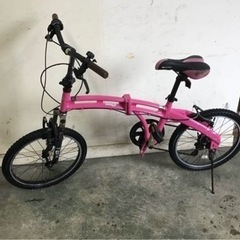 365★岐阜発　④△DOPPEL GANGER 293？/ドッペルギャンガー/折りたたみ自転車△20インチ/6段変速/走行確認/サドル破れ有り/現状品　R4.8/20★の画像