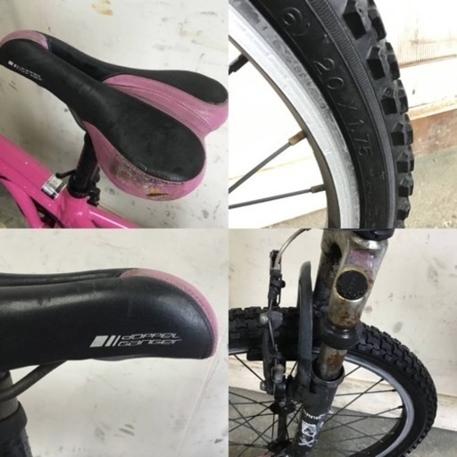 365★岐阜発　④△DOPPEL GANGER 293？/ドッペルギャンガー/折りたたみ自転車△20インチ/6段変速/走行確認/サドル破れ有り/現状品　R4.8/20★