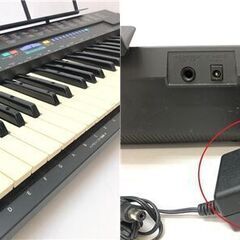ss6415　ヤマハ 電子キーボード PSR-2 49鍵 黒 YAMAHA キーボード ポータトーン ブラック 鍵盤楽器 シングルフィンガー フィンガード 電子キーボード 中古の画像