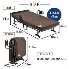 ATEX公式 収納式電動リクライニングベッド