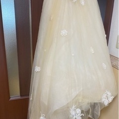 オーダー ウエディングドレス ドレス パーティードレス 花嫁 前撮り ヴィンテージ 刺繍 アンティーク 結婚式 ナチュラル ドライフラワー 花の画像