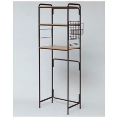 アイリスオーヤマ 冷蔵庫上収納ラック の画像