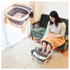 サンコー thanko SHWFFJB2 [温度調整できるバブルフットバス 足ぽっか]の画像