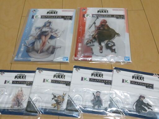 一番くじ 『勝利の女神：NIKKE』  アクリルスタンド ６点セット