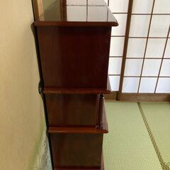 ビンテージ　飾り棚　材質：花梨　（早いもの勝ちの画像