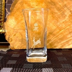 白鹿 グラス 6脚 美品‼️ 生活雑貨 調理器具 キッチンツールの画像