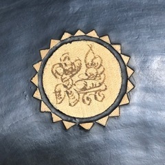 生活雑貨 食器 プレート　木製大皿　かわり絵の画像