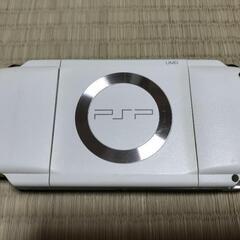 PSP本体 白 電源ケーブル 16MBメモリ付きの画像
