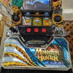 パチスロ実機 モンスターハンター 月下雷鳴 コイン不要機 ID：126