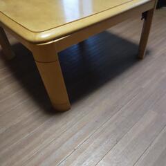 値下げ！　家具調コタツ　ローテーブルの画像