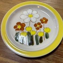 花柄 皿 プレート 2枚セット