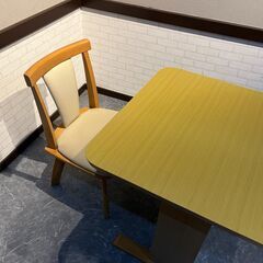 【大幅価格変更・中古家具 テーブル・イス セット】の画像