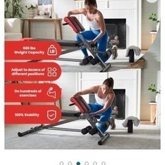 トレーニング　ベンチ　マルチ スポーツ フィットネス、トレーニングの画像
