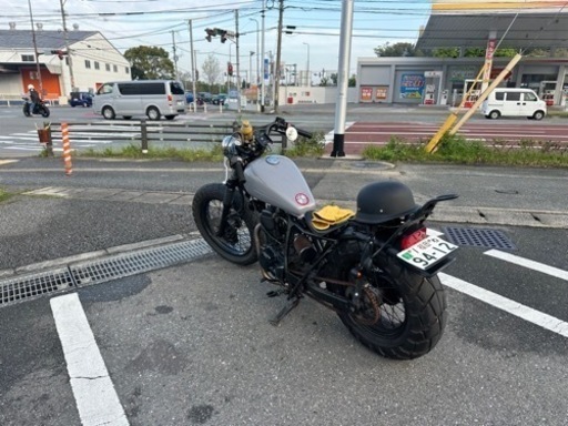 中型バイク tw200 ボバーカスタム 