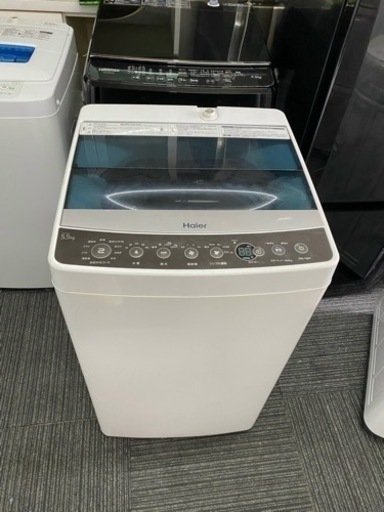 北九州市内配送無料　保証付き　ハイアール 5.5kg 全自動洗濯機　ホワイトHaier JW-C55A-W
