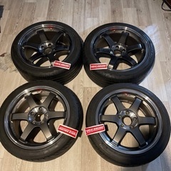 値下げ 廃盤 初代  RAYS TE37SL 17インチ2本、1...