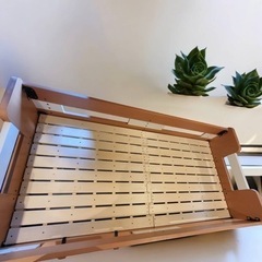 木製ロフトベット（机付き）美品
の画像
