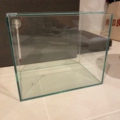 （お取引中）水槽　フレームレス　ぶくぶく　フィルター　砂利等　飼...