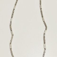 バンブーネックレス シルバー925 長さ53cm程