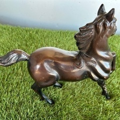 鉄製　馬　置物の画像