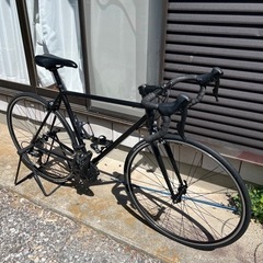 クロモリ ロードバイク 自転車 
SORA コンポ マットブラック 黒の画像