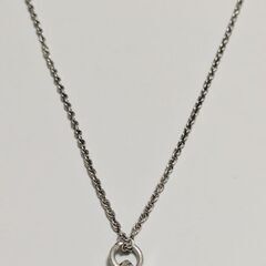 美品　オニキス  ネックレス　 長さ40程 シルバーの画像