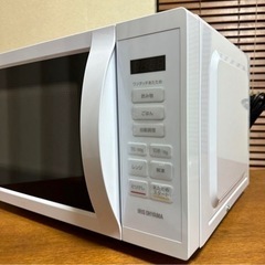 【美品】2023年製アイリスオーヤマ 2 単機能電子レンジ 楽チン シンプルの画像