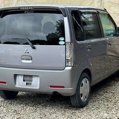 三菱　ekワゴン　シルバー　車検二年付き　電動スライドドア　ABS　キーレスの画像