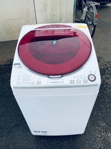 SHARP 電気洗濯乾燥機　ES-TX840-R