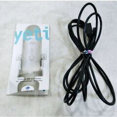 美品　ロジクール　Blue Yeti　USB コンデンサーマイク　ブルー 動作良好　ゲーミング　実況 配信 ストリーミング マイク　Logicoolの画像
