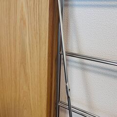無印良品 ステンレスユニットシェルフ【B】オーク材棚・ワイド・中 幅86cm