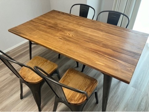 受け渡し予定　キャンセルが出た場合に連絡致します。家具 ダイニングセット