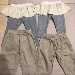 UNIQLO　おそろい姉妹 長ズボン レギンス80 90 95