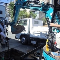 土木作業員　募集中❗️ 日給¥18000〜 準中型・中型免許歓迎❗️ の画像