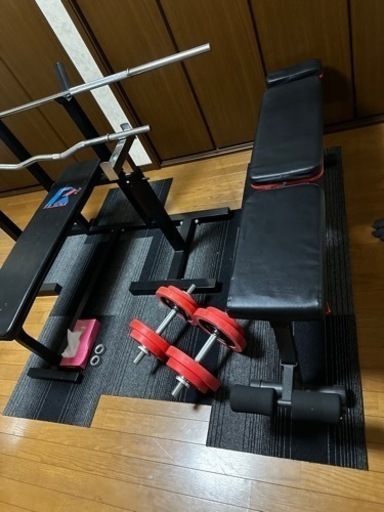 ベンチプレスセットその他多数❗️