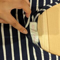 マタニティ　Ｔシャツ　妊婦　記念写真　マタニティフォト　トップス　　ボーダーの画像