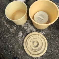 漬物石　漬物バケツ