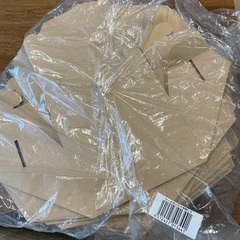ケーキボックス 未晒しS 1袋（残41枚) 耐油加工 アスクルの画像