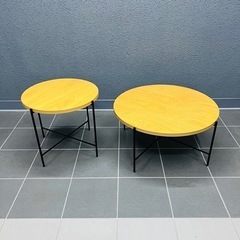 ローテーブル　テーブル　北欧　アイアン　ウッド　家具 ダイニングセット　の画像